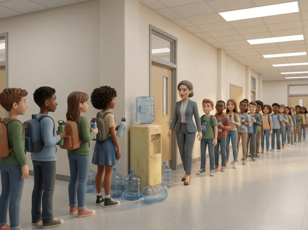 Distributore Acqua Scuola: Meno Code!